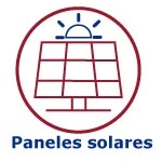 Tensite: icono paneles solares rojo móvil