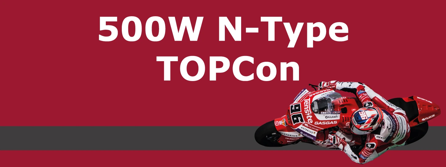 Banner del Panel 500W N Type Topcon para Movil