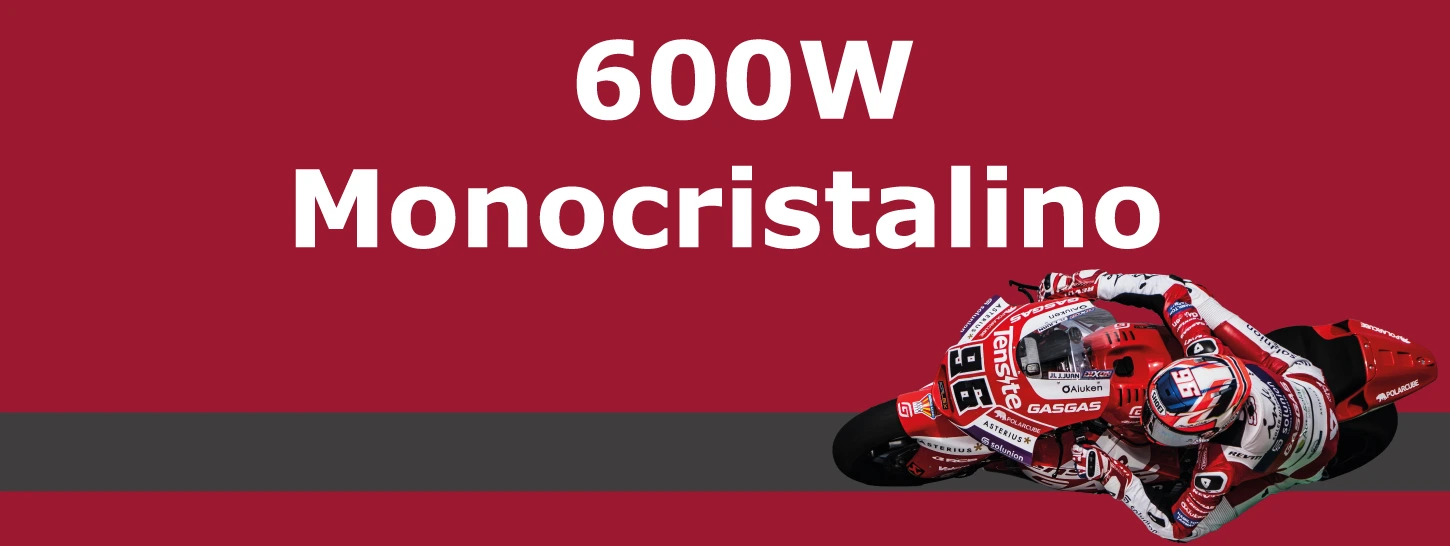 Banner Panel Solar 600W Monocristalino Móvil