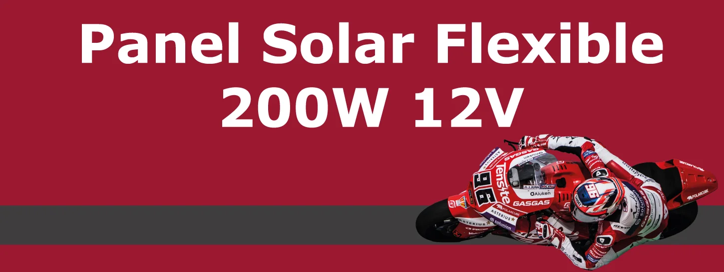 Banner Panel Solar Flexible 200W Tensite para movil
