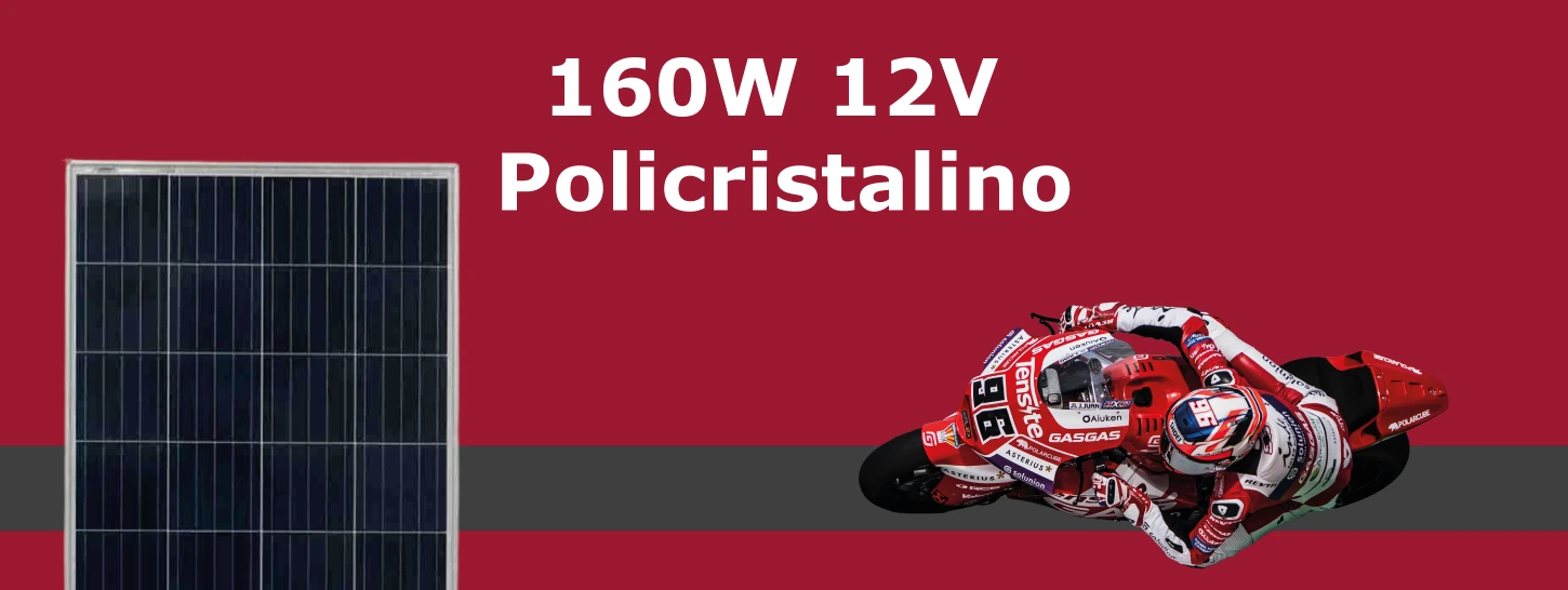Banner Panel 160W 12V Policristalino